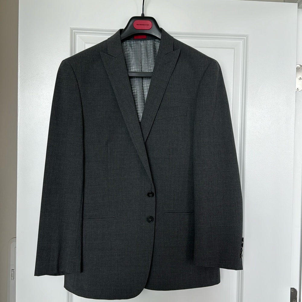 JOHN VARVATOS STAR Charcoal Gray Blazer 40R